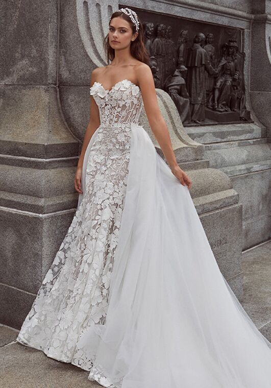 Calla Blanche 124121 Nailah Mermaid and Trumpet Wedding Dress - 2