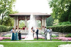 Outdoor Pagoda and Fountain