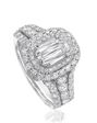 Christopher Designs Glamorous Emerald, Oval Cut Engagement Ring - thumbnail - 1