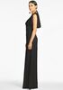 Sachin & Babi Chelsea Gown - Black One Shoulder Bridesmaid Dress - thumbnail - 2