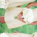 White Bridesmaid Bouquets