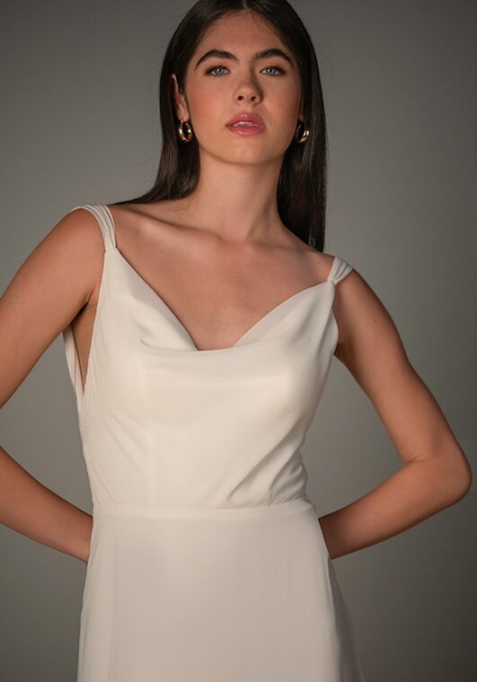 Stella York SY8255 Column Wedding Dress - 4