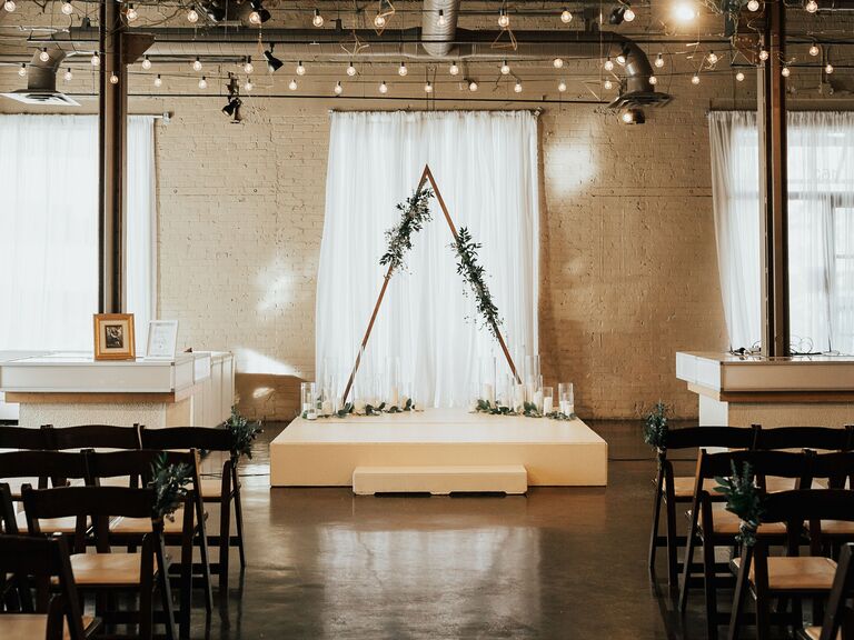 Industrial wedding venue in Salt Lake City, Utah.