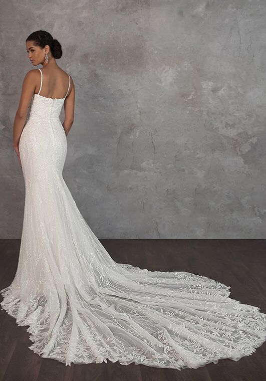 Essense of Australia D4279 Fit-and-Flare Wedding Dress - 4