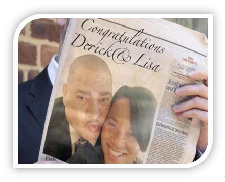 Picture of Lisa's and Derick's Love Story!