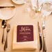 Whimsical Plum Menu Cards