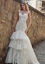 Calla Blanche 125249 Leyla Mermaid and Trumpet Wedding Dress - thumbnail - 3