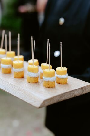 Passed Appetizers at Italy Destination Wedding