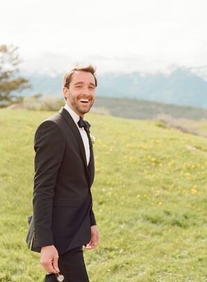 Groom's Classic Black Tuxedo