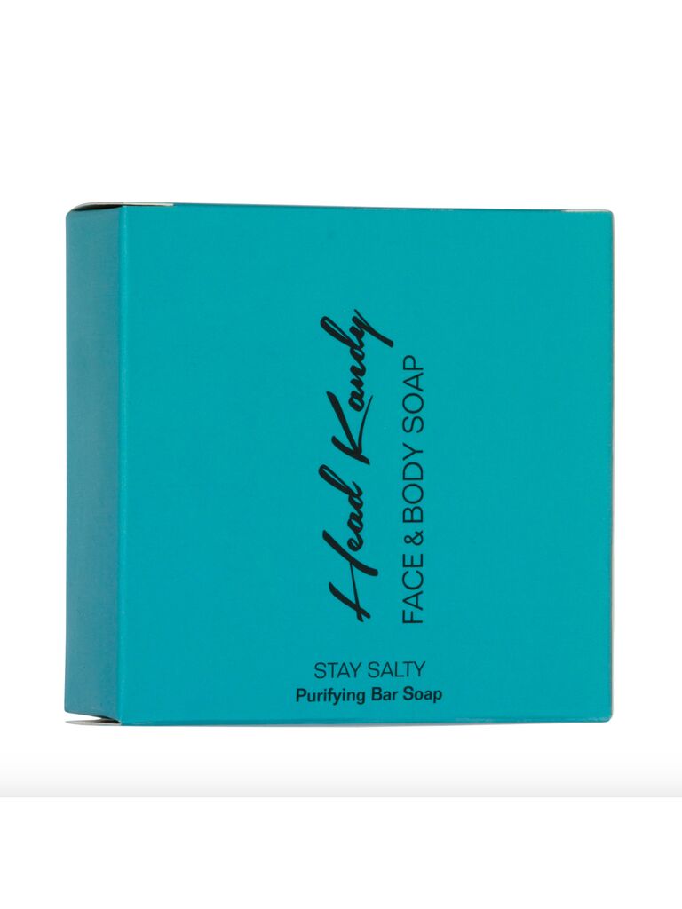 beach themed bridal shower sea salt bar soap