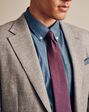 Tie Bar The Lakeshore Wool Flannel Grey Jacket Gray Tuxedo - thumbnail - 2
