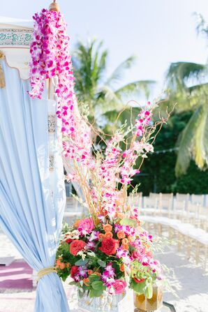 Pink Phalaenopsis Orchid Arrangement