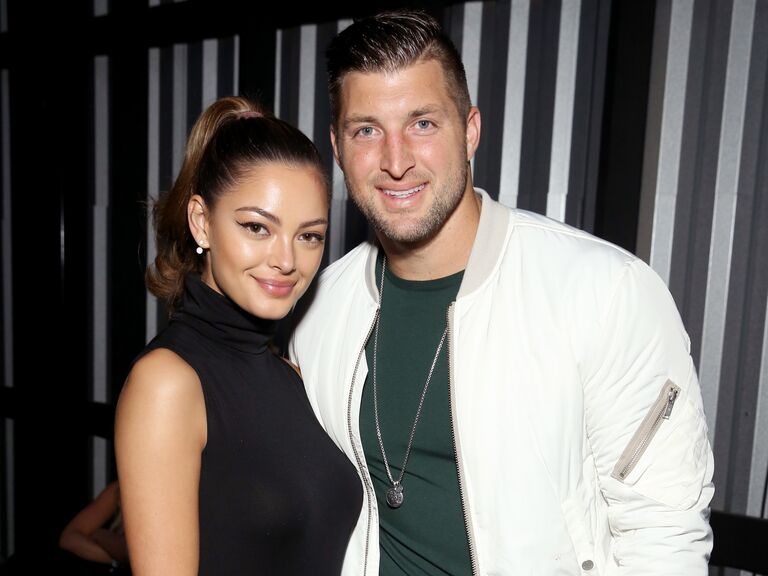 Tim Tebow and Demi-Leigh Nel-Peters