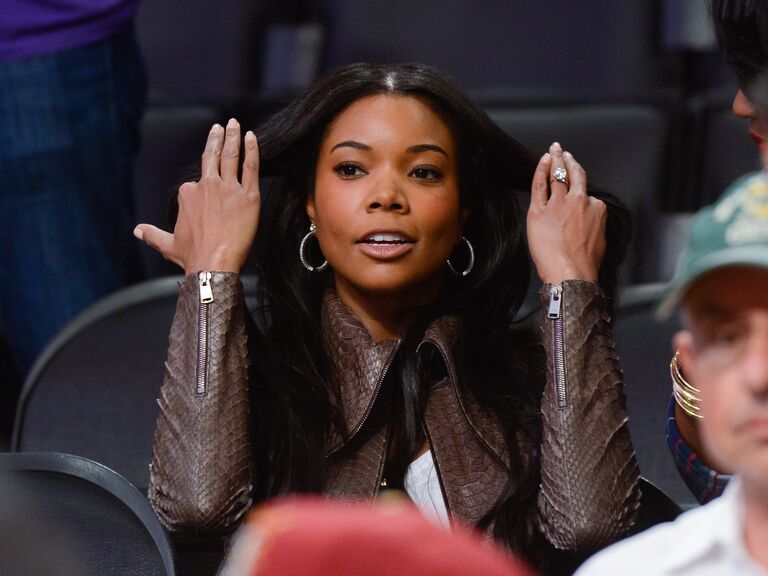 Gabrielle Union engagement ring, best celebrity engagement rings. 