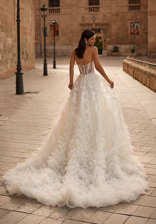 Moonlight Couture H1570 A-Line Wedding Dress - 2