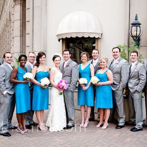 Blue Bridesmaid Dresses