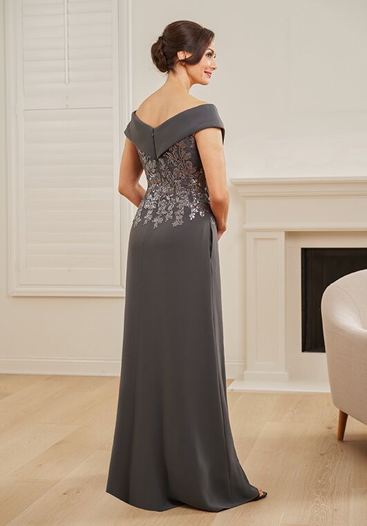 Jade Couture Mother of the Bride by Jasmine K248062 Gray Mother Of The Bride Dress - 2