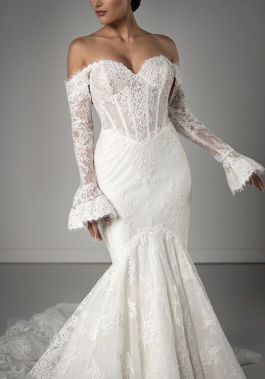 Martina Liana Luxe LE1427 Fit-and-Flare Wedding Dress - 3