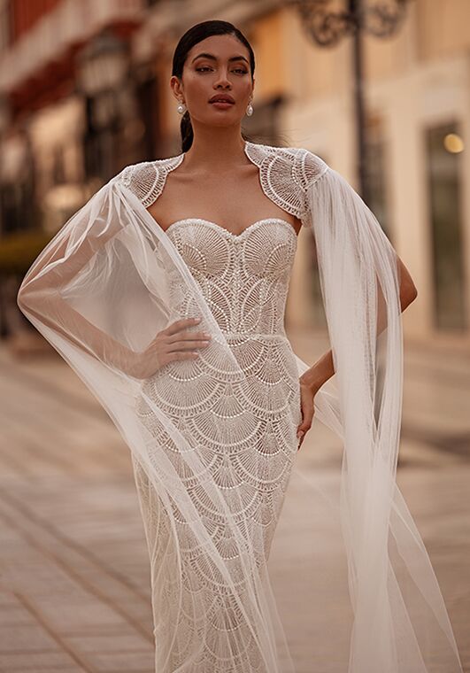 Carfelli Gorgeous Mermaid and Trumpet Wedding Dress - 4