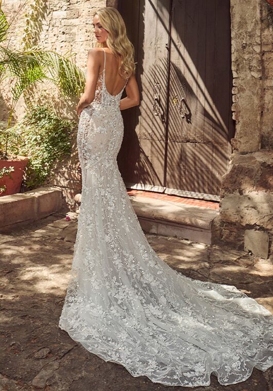 Calla Blanche 124252 Hera Sheath Wedding Dress - 3