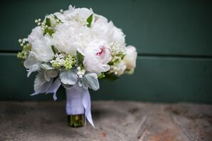 Pastel Peony and Rose Bouquet