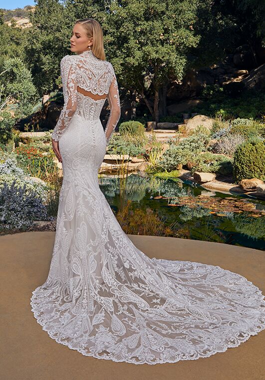 Casablanca Bridal 2525 Zelda Fit-and-Flare Wedding Dress - 5