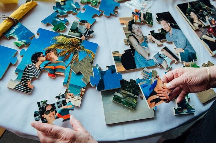 Puzzle wedding game