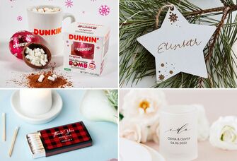 Winter wedding favor ideas