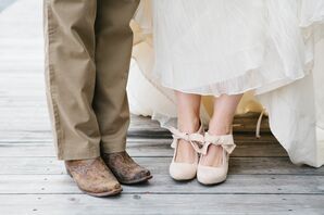 Alissa and Greg's Wedding Shoes