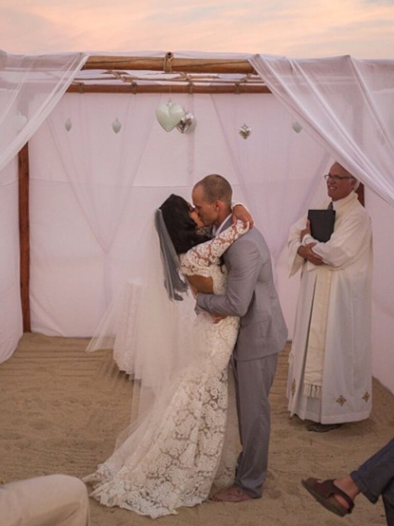 Naya Rivera's wedding dress