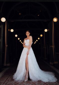 Essense of Australia D3568 A-Line Wedding Dress