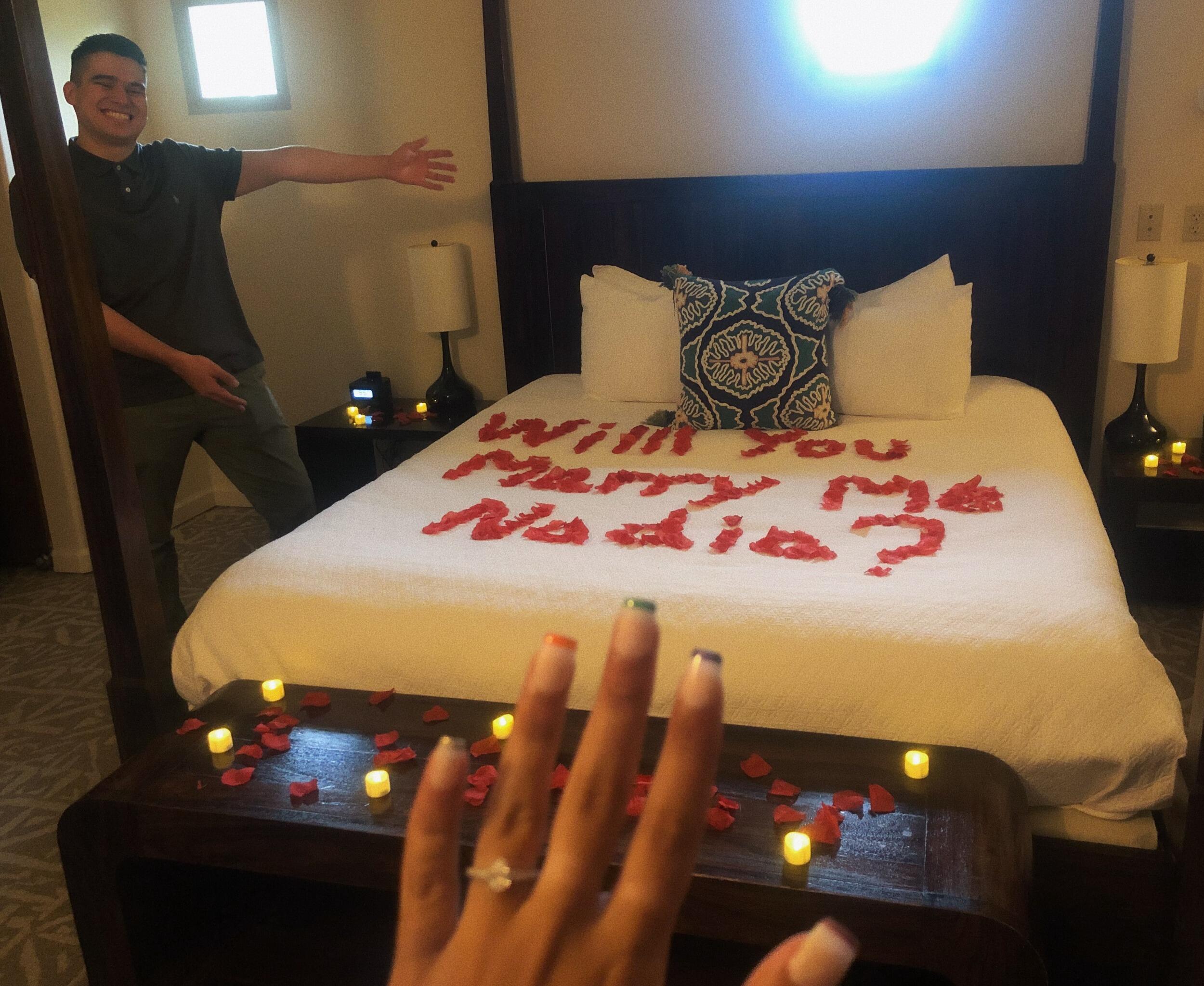 Lucas proposed to Nadia around their 5-year anniversary. They knew a long engagement was ahead with graduate school on the horizon, but they were excited to take the next step together
