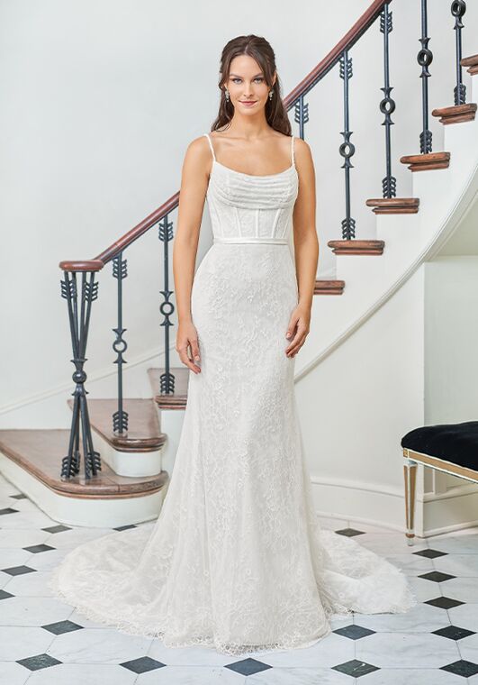 Jasmine Couture WREN Fit-and-Flare Wedding Dress - 3