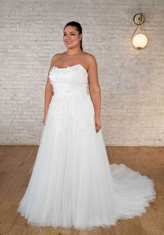 Stella York 7702 plus A-Line Wedding Dress