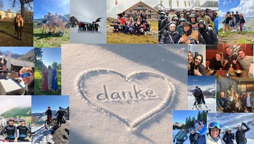 Wir sind unglaublich dankbar, so viele wunderbare Menschen an unserer Seite zu haben. Wir lieben es, Zeit mit euch zu verbringen, und freuen uns riesig, unsere Hochzeit mit euch zu feiern. Danke, dass ihr Teil unserer Geschichte seid.