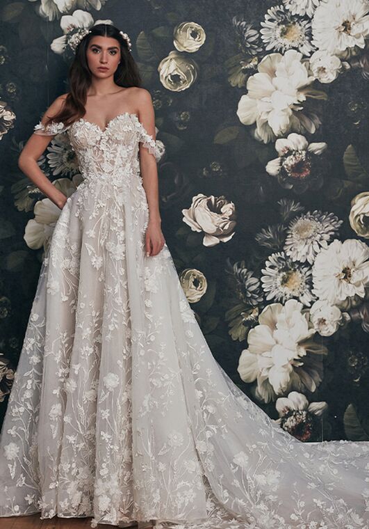 Calla Blanche 121234 Coreena A-Line Wedding Dress - 2