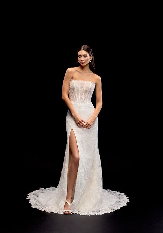 Justin Alexander Signature Zorya Fit-and-Flare Wedding Dress - 1