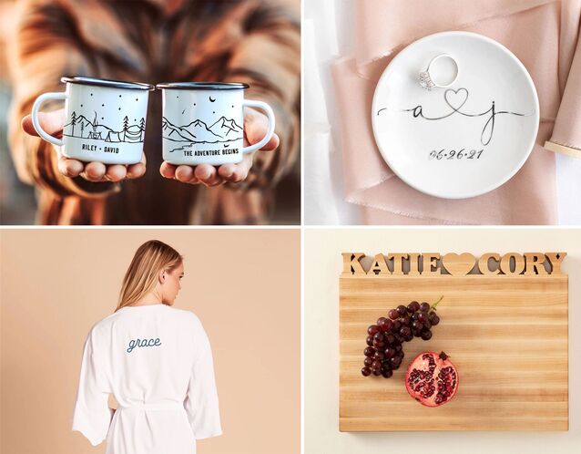 Personalized bridal shower gift ideas