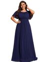 Ever-Pretty ES01840 Scoop Bridesmaid Dress - thumbnail - 4