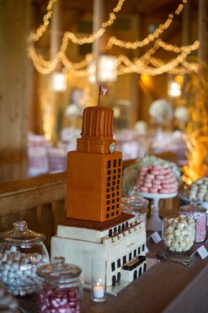 University of Texas-Themed Groom's Cake