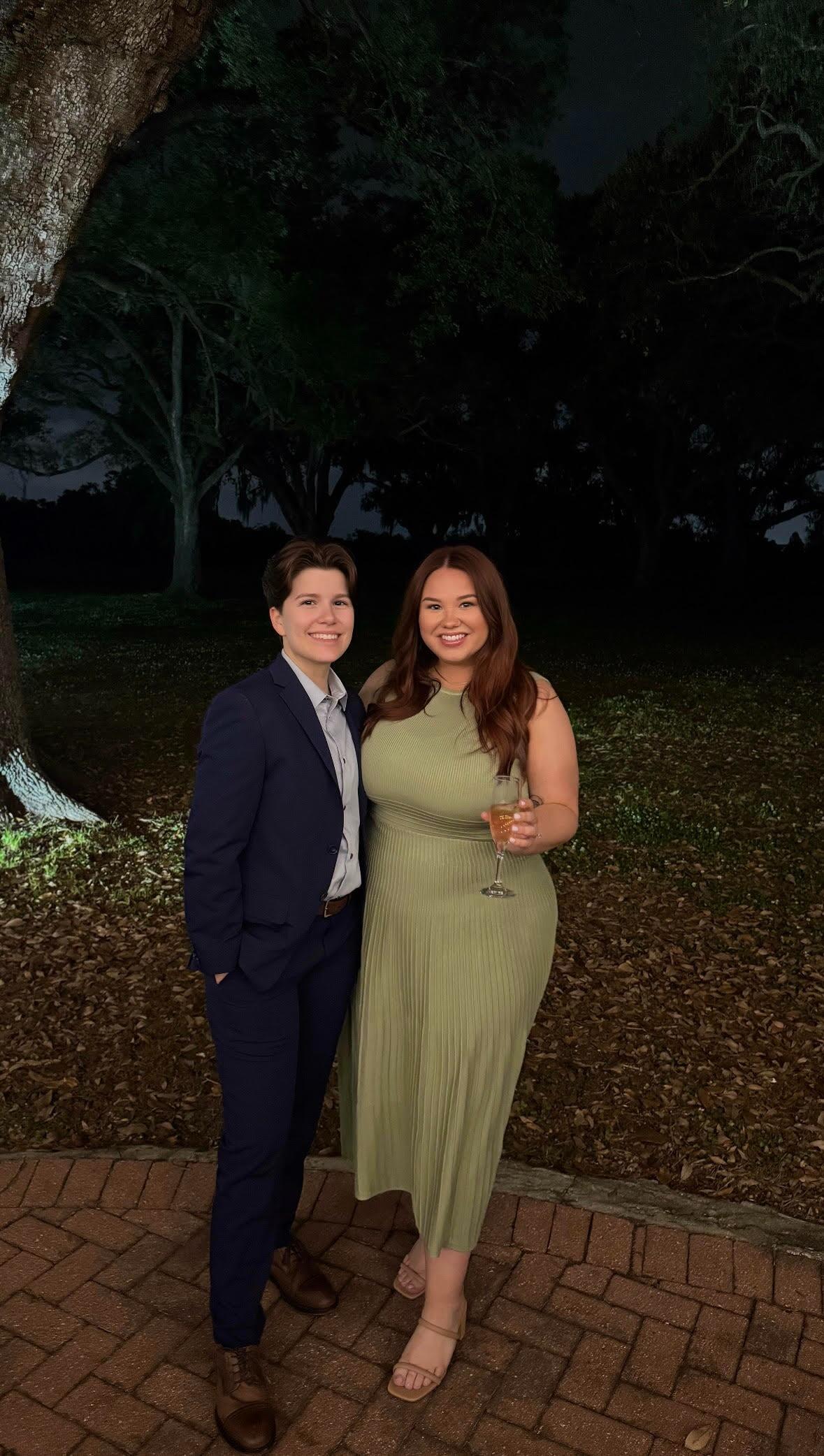 Celebrated Madeline & Rick at their rehearsal dinner