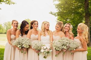 Champagne-Colored Wtoo by Watters Bridesmaid Dresses