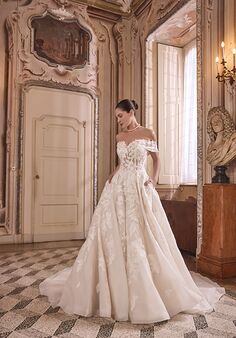 Justin Alexander Lisette Ball Gown Wedding Dress