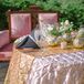 Gold and Champagne Table Linens