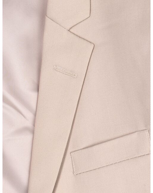 Perry Ellis "Noah" Kids Light Tan Suit (5-Piece Set) Flower Girl Dress and Ring Bearer Outfit - 4