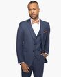 Generation Tux Allure Dark Blue Suit - Rent Blue Tuxedo - thumbnail - 1