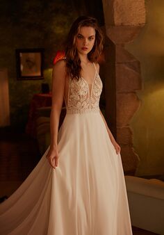 Lillian West 66286 A-Line Wedding Dress