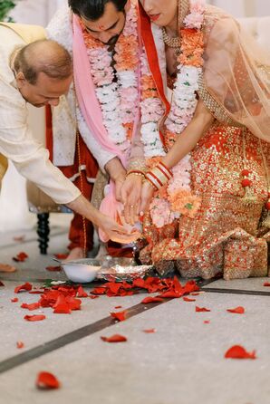 Agni Fire Ritual at Indian Wedding Ceremony