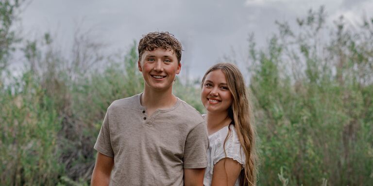 Mya & Ryker Home Page Banner
