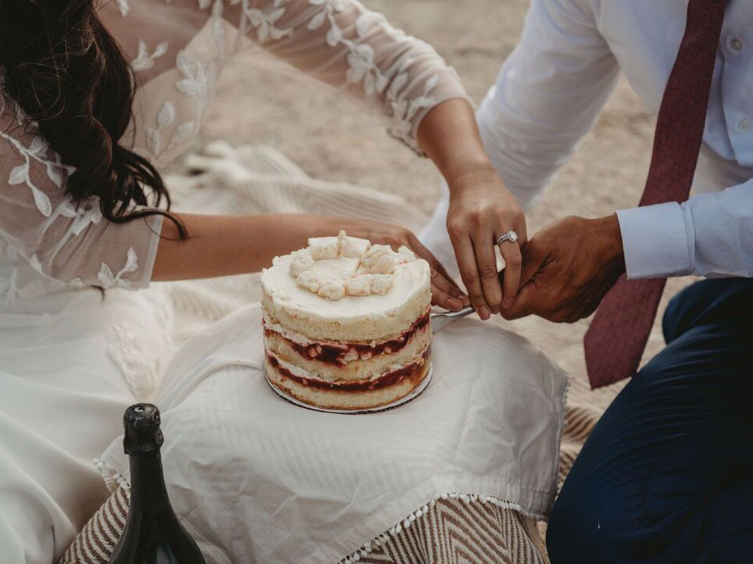 Gold Wedding Cake Serving Set - Better Together